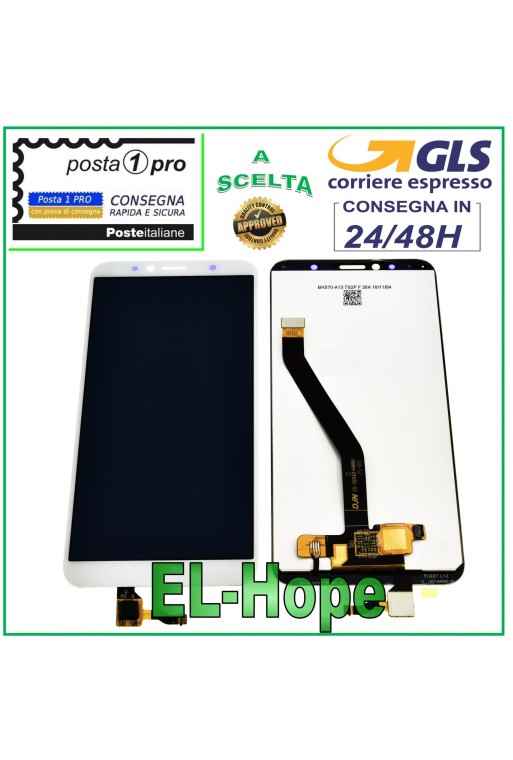 LCD-DISPLAY FÜR HUAWEI HONOR 7A AUM-L29 AUM-L41 TOUCHSCREEN WEISSER BILDSCHIRM LCD-DISPLAY FÜR HUAWEI HONOR 7A AUM-L29 AUM-L41 TOUCHSCREEN WEISSER BILDSCHIRM