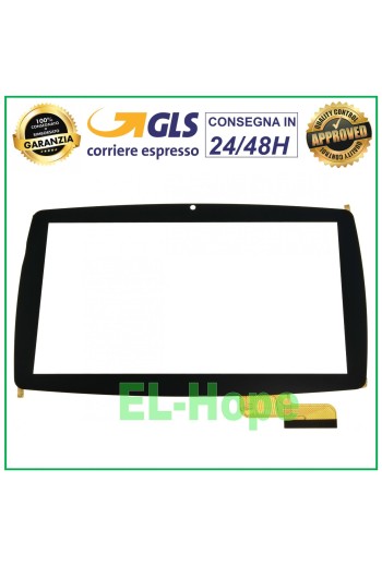 TOUCHSCREEN-GLAS LISCIANI MIO TAB 7 VORSCHULE 2019 SPECIAL EDITION 71968 SCHWARZ
