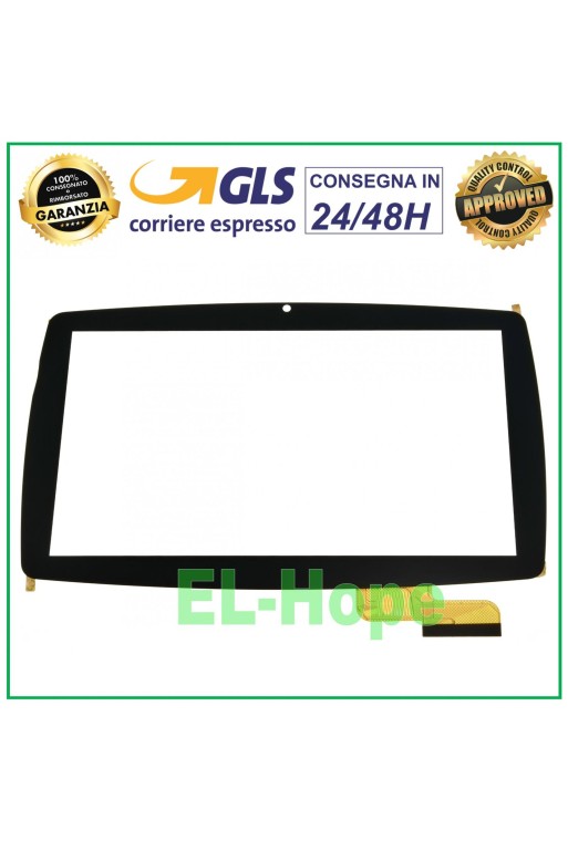 TOUCHSCREEN-GLAS LISCIANI MIO TAB 7 VORSCHULE 2019 SPECIAL EDITION 71968 SCHWARZ