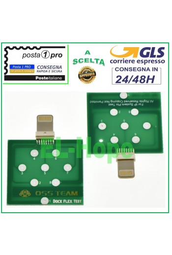 Dock PCB Test Tester U2 Tristar für iPhone 5 6 7 8 SE CS Plus Akku laden