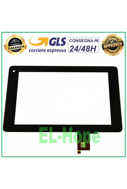 TOUCHSCREEN-GLAS HUAWEI MEDIAPAD S7-301U S7-303U S7-301W TABLET DIGITIZER SCHWARZ