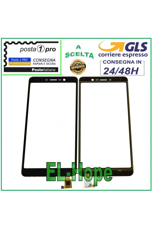 TOUCHSCREEN-GLAS FÜR WIKO TOMMY 3 DIGITIZER-GLAS 5,45  SCHWARZ