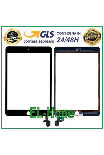 TOUCHSCREEN FÜR APPLE IPAD MINI 3 WIFI 3G A1599 A1600 SCHWARZES GLAS