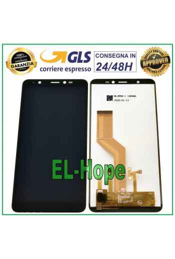 LCD-DISPLAY FÜR WIKO Y60 4G W-K510 TOUCHSCREEN GLASBILDSCHIRM MONTIERTER SCHWARZER