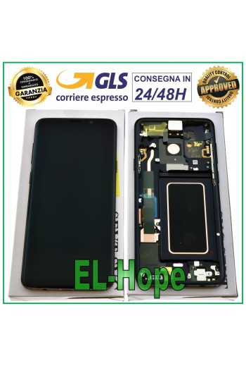 ORIGINAL LCD-DISPLAY SAMSUNG GALAXY S9+ SM-G965F PLUS TOUCHSCREEN SCHWARZ