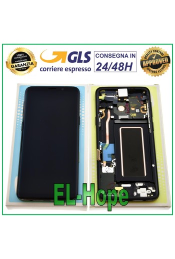 ORIGINAL LCD-DISPLAY SAMSUNG GALAXY S9 SM-G960F 2018 TOUCHSCREEN SCHWARZ