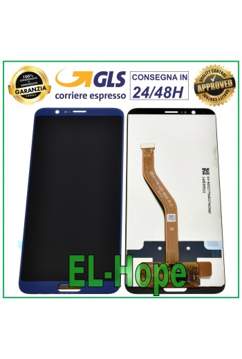 TOUCHSCREEN-GLAS + LCD-DISPLAY FÜR HUAWEI HONOR VIEW 10 BKL-AL20 BKL-L09 BLAU