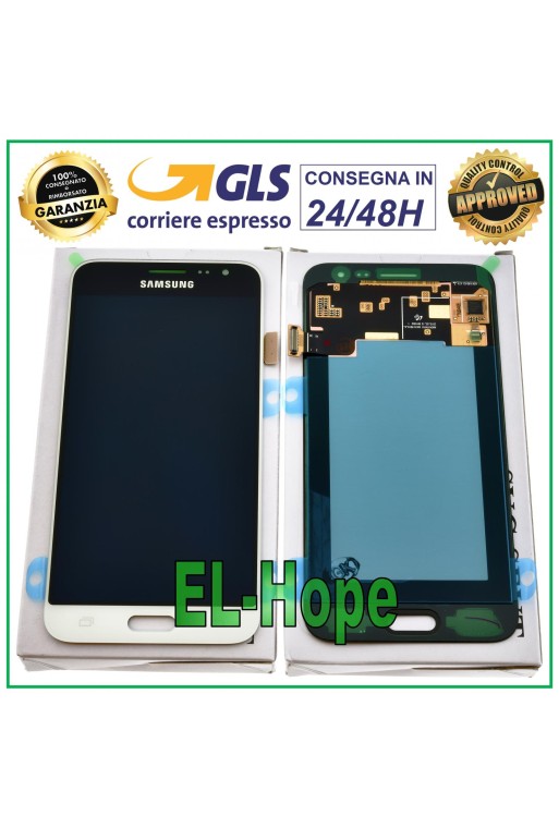 ORIGINAL LCD-DISPLAY SAMSUNG GALAXY J3 2016 J320 SM-J320FN TOUCHSCREEN WEISS