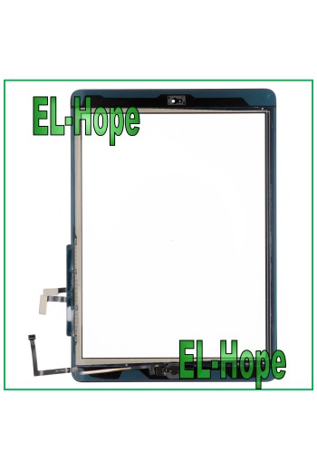 TOUCH FÜR APPLE IPAD 5 AIR WIFI 3G A1474 A1475 A1476 SCHWARZES GLAS + HOME-TASTE