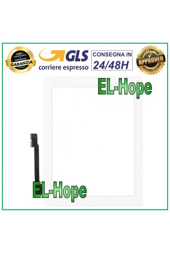 TOUCHSCREEN FÜR APPLE IPAD 3 WIFI 3G A1430 A1416 A1403 WEISSES GLAS HOME-TASTE