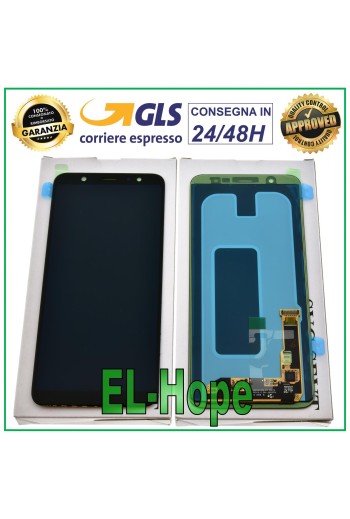 ORIGINAL LCD-DISPLAY SAMSUNG GALAXY A6 PLUS 2018 SM-A605F TOUCHSCREEN SCHWARZ