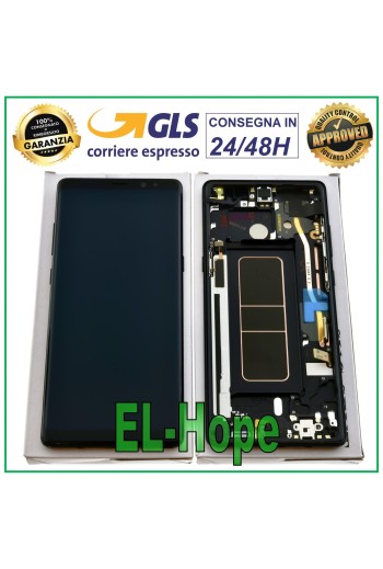 ORIGINAL LCD-DISPLAY SAMSUNG GALAXY NOTE 8 SM-N950 SM-N950F TOUCHSCREEN SCHWARZ