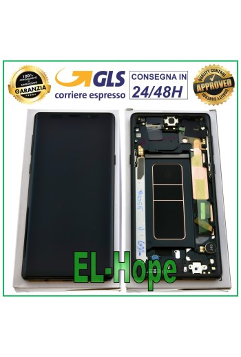 ORIGINAL LCD-DISPLAY SAMSUNG GALAXY NOTE 9 SM-N960 SM-N960F TOUCHSCREEN SCHWARZ