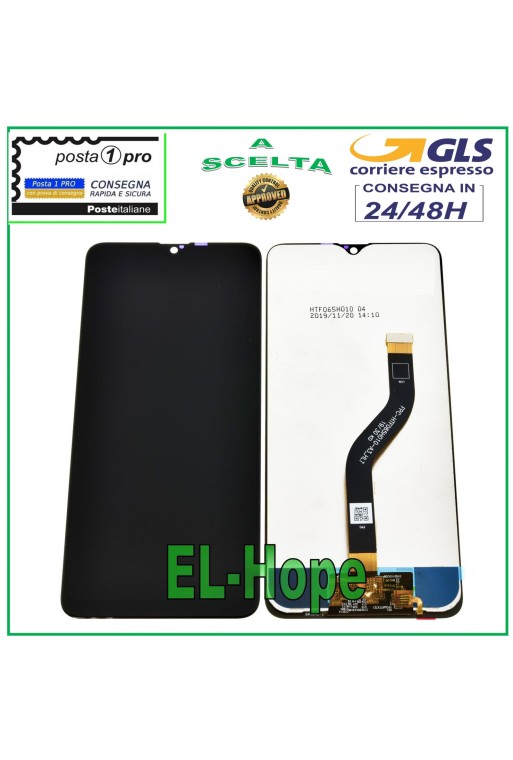 LCD-DISPLAY FÜR SAMSUNG GALAXY A20S SM-A207 F/DS TOUCHSCREEN GLAS SCHWARZER BILDSCHIRM