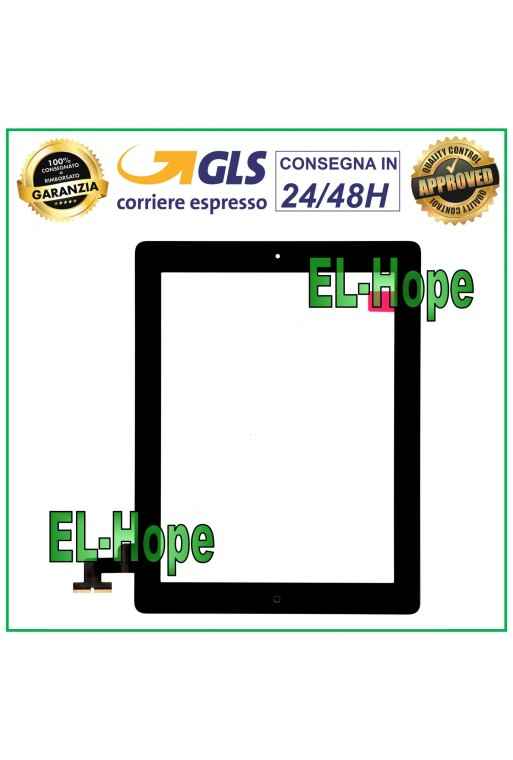 TOUCHSCREEN FÜR APPLE IPAD 2 WIFI 3G A1395 A1396 A1397 SCHWARZES GLAS + HOME-TASTE
