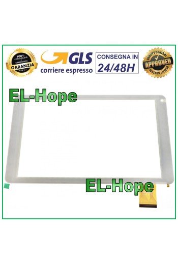 TOUCHSCREEN-GLAS MEDIACOM SMARTPAD 10.1 S4 M-MP1S4A4G 1S4A4G DIGITIZER WEISS