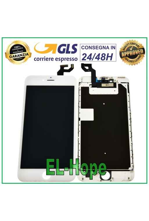 LCD-DISPLAY FÜR APPLE IPHONE 6S PLUS TOUCHSCREEN WEISSES GLAS GLEICH DEM ORIGINAL