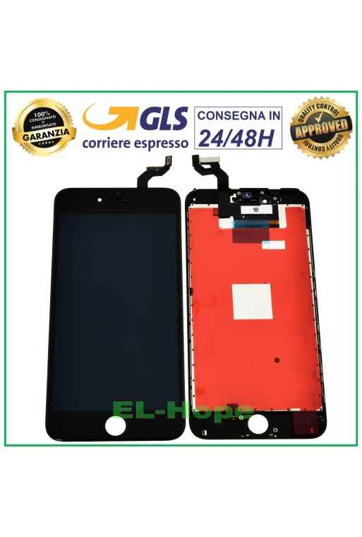 RETINA LCD DISPLAY FÜR APPLE IPHONE 6S PLUS TOUCHSCREEN RAHMEN SCHWARZ TIANMA