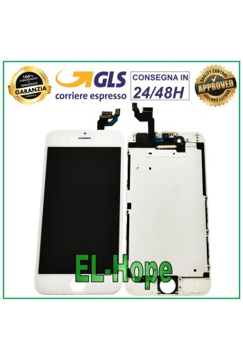 LCD-DISPLAY FÜR APPLE IPHONE 6 6G TOUCHSCREEN WEISSES GLAS GLEICH DEM ORIGINAL