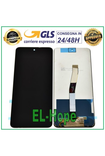 LCD-DISPLAY FÜR XIAOMI REDMI NOTE 10 LITE TOUCHSCREEN MONTIERTER BILDSCHIRM SCHWARZ