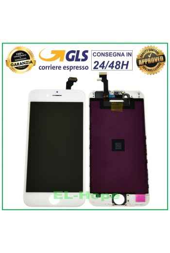 RETINA LCD-DISPLAY FÜR APPLE IPHONE 6 TOUCHSCREEN WEISSER GLASRAHMEN TIANMA