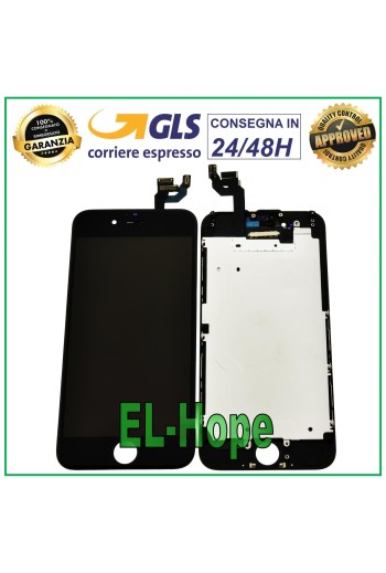 LCD-DISPLAY FÜR APPLE IPHONE 6 6G TOUCHSCREEN-GLAS SCHWARZER BILDSCHIRM GLEICH DEM ORIGINAL
