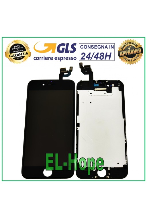 LCD-DISPLAY FÜR APPLE IPHONE 6 6G TOUCHSCREEN-GLAS SCHWARZER BILDSCHIRM GLEICH DEM ORIGINAL