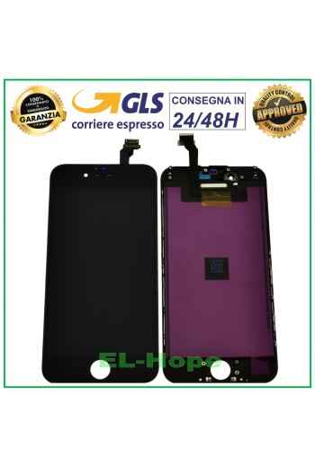 RETINA LCD-DISPLAY FÜR APPLE IPHONE 6 TOUCHSCREEN SCHWARZER GLASRAHMEN TIANMA