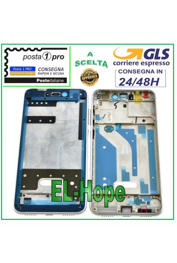 MITTLERER RAHMEN LCD-RAHMEN FÜR HUAWEI P8 LITE 2017 PRA-LA1 LX1 LX3 WEISS