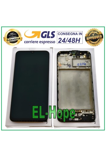 ORIGINALRAHMEN LCD-DISPLAY SAMSUNG GALAXY M30S SM-M307F TOUCHSCREEN 6.4 SCHWARZ