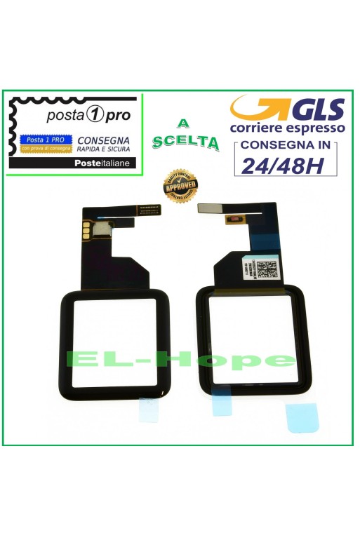 TOUCHSCREEN-GLAS FÜR SMARTWATCH APPLE WATCH 1 A1578 A1802 38MM DIGITIZER SCHWARZ TOUCHSCREEN-GLAS FÜR SMARTWATCH APPLE WATCH 1 A1578 A1802 38MM DIGITIZER SCHWARZ