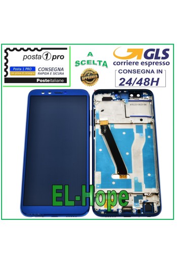 LCD-Touchscreen-Rahmen-Display für Huawei Honor 9 Lite LLD-L31 AL00 AL09 Blau
