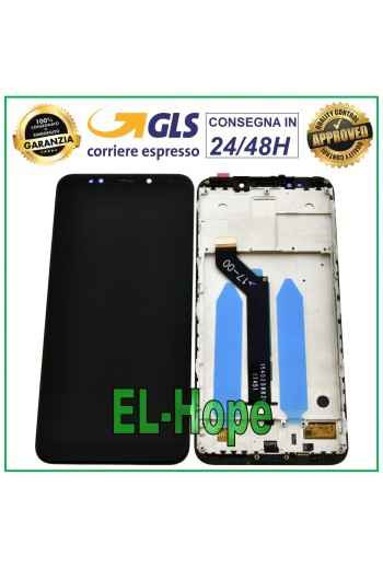 LCD-DISPLAY + RAHMEN FÜR XIAOMI REDMI 5 PLUS TOUCHSCREEN SCHWARZER GLASBILDSCHIRM