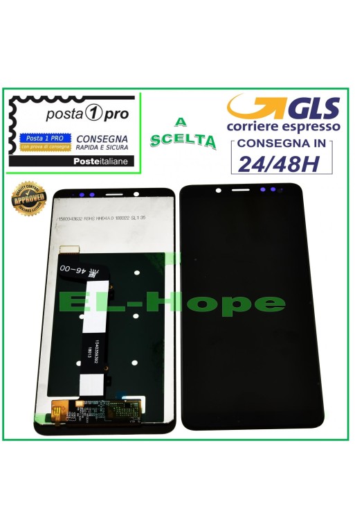 LCD-DISPLAY FÜR XIAOMI REDMI NOTE 5 /5 PRO TOUCHSCREEN SCHWARZER GLASBILDSCHIRM