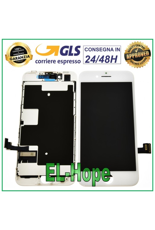 LCD-DISPLAY FÜR APPLE IPHONE 8 8G TOUCHSCREEN WEISSES GLAS GLEICH DEM ORIGINAL