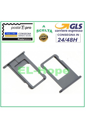 Slot Cart Fach Halter Nano SIM Karte Kartengehäuse für iPhone 6 Plus Grau