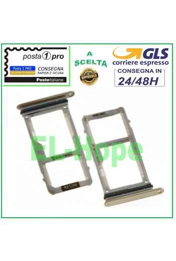 Slot Cart Fach Nano SIM Micro SD Samsung Galaxy A3 2017 A320 F Gold