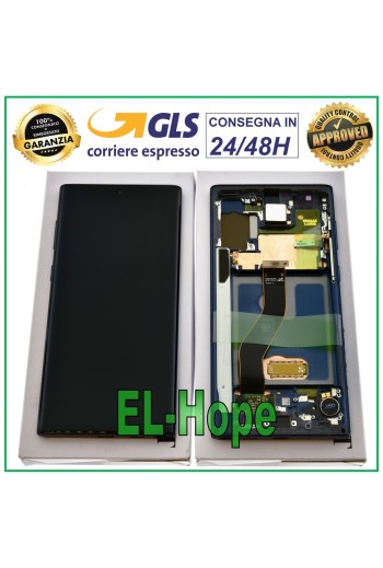 ORIGINAL LCD-DISPLAY SAMSUNG GALAXY NOTE 10 SM-N970 N970F TOUCHSCREEN SCHWARZ