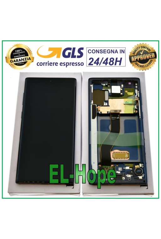 ORIGINAL LCD-DISPLAY SAMSUNG GALAXY NOTE 10 SM-N970 N970F TOUCHSCREEN SCHWARZ