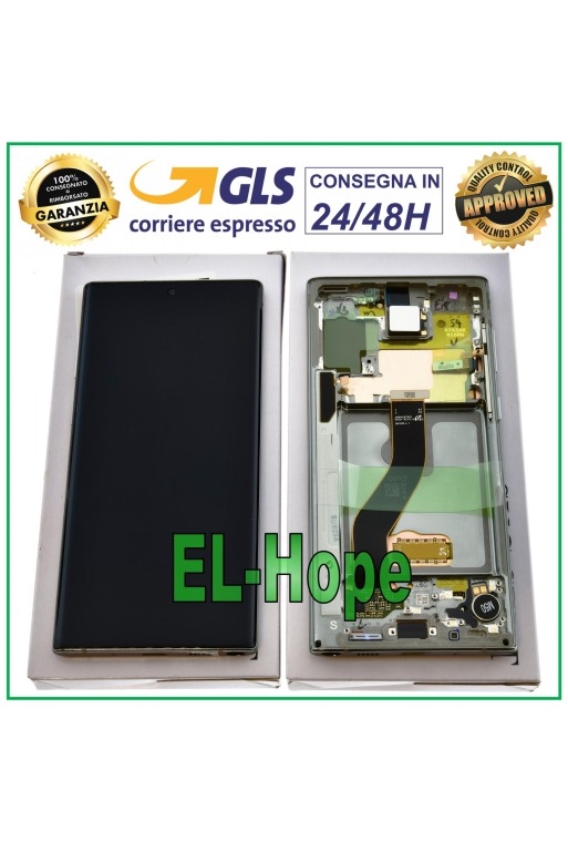 ORIGINAL LCD-DISPLAY SAMSUNG GALAXY NOTE 10 SM-N970 N970F TOUCHSCREEN SILBER