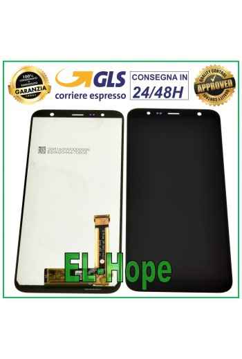 LCD-DISPLAY FÜR SAMSUNG GALAXY J4+ PLUS 2018 SM J415 FN TOUCHSCREEN SCHWARZES GLAS