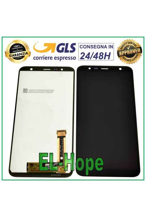 LCD-DISPLAY FÜR SAMSUNG GALAXY J4+ PLUS 2018 SM J415 FN TOUCHSCREEN SCHWARZES GLAS