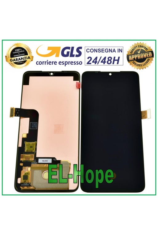 LCD-DISPLAY FÜR LG G8X THINQ LM G850 TOUCHSCREEN GLASMONITORBILDSCHIRM SCHWARZ