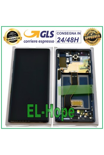 ORIGINAL LCD-DISPLAY SAMSUNG GALAXY NOTE 10 PLUS SM-N975 F TOUCHSCREEN SCHWARZ