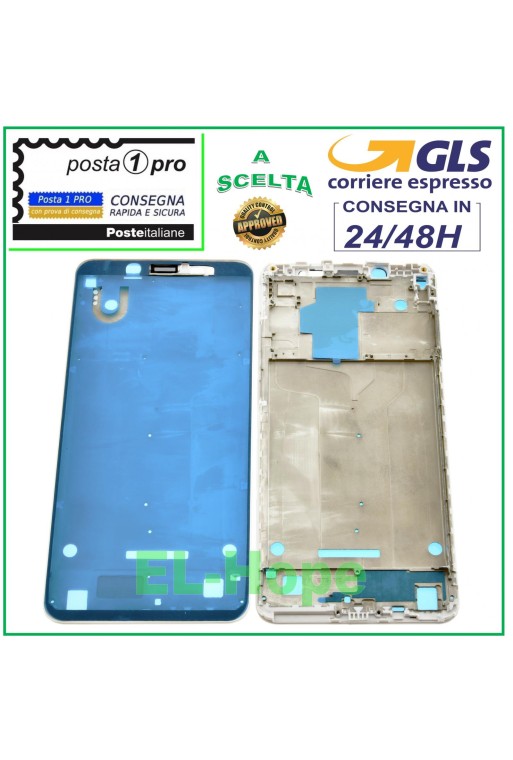 MITTLERER RAHMEN LCD SEITENRAHMEN X XIAOMI REDMI NOTE 5 M1803E7SG WEISS