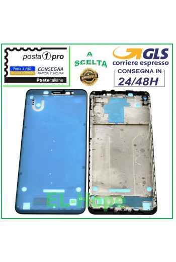 MITTLERER RAHMEN LCD SEITENRAHMEN FÜR XIAOMI REDMI NOTE 5 M1803E7SG SCHWARZ