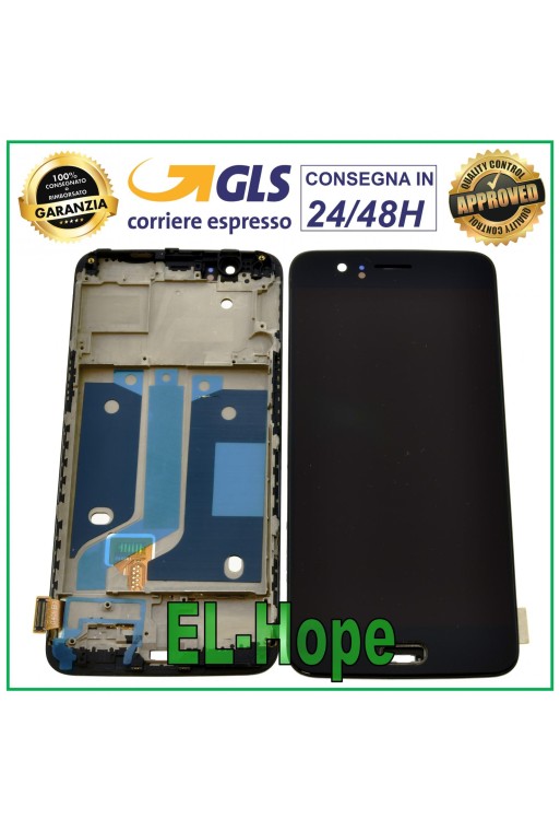 LCD-DISPLAY FÜR One Plus ONEPLUS 5 FIVE A5000 TOUCHSCREEN GLAS SCHWARZER BILDSCHIRM