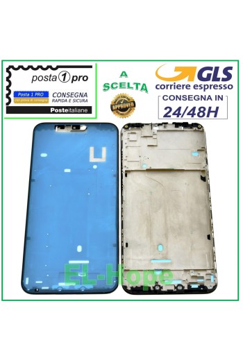 MITTLERER RAHMEN LCD SEITENRAHMEN FÜR XIAOMI MI A2 LITE REDMI 6 PRO SCHWARZ
