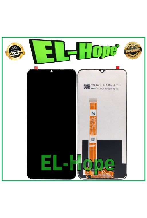 LCD-DISPLAY FÜR OPPO A31 2020 REALME 5 RMX1911 TOUCHSCREEN GLASBILDSCHIRM SCHWARZ