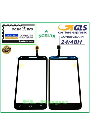 TOUCHSCREEN-GLAS ALCATEL ONE TOUCH U5 3G OT-4047D 4047X DIGITIZER SCHWARZ